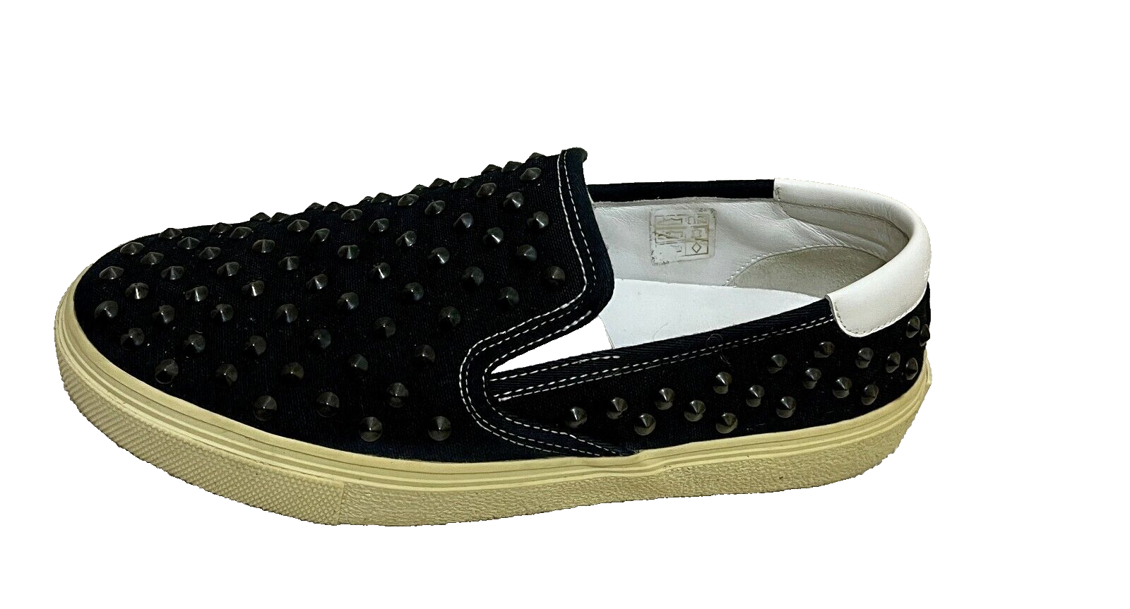 Saint Laurent slip on nero con borchie "Saint Stud" EU 39 5 UK 6 5 US 8 5