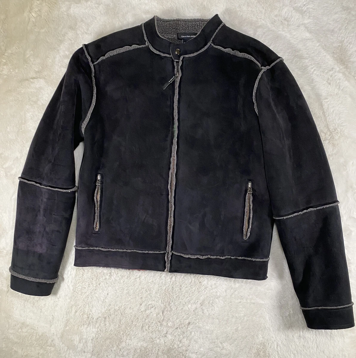 Calvin klein men's sherpa cheap jacket