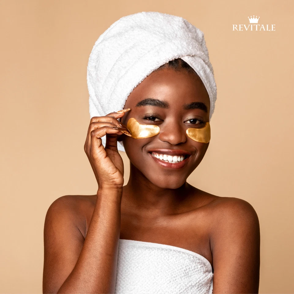 Collagen 24k Gold Under Eye Gel Patches Masks - Anti Ageing Wrinkle Bag Remover - Image 4 of 4