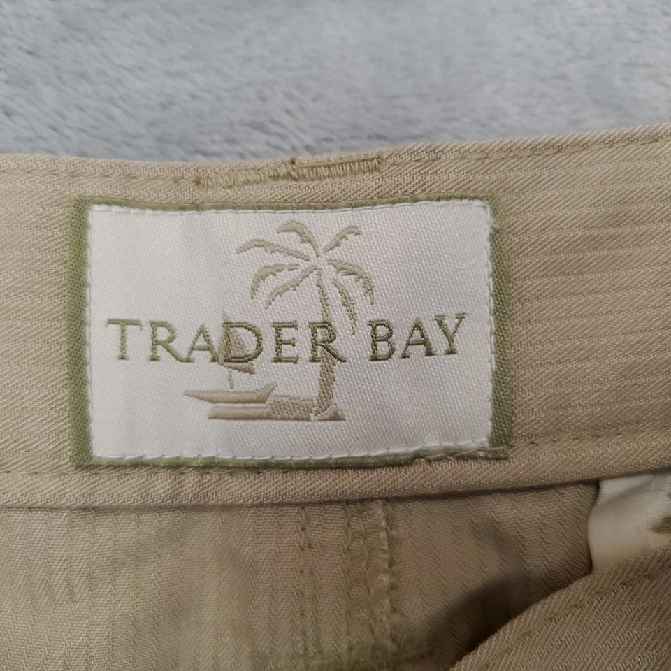 Trader Bay Shorts Mens 34 Khaki Cargo Utility Hike Outdoor Nature Comfort Casual - Image 2 of 4