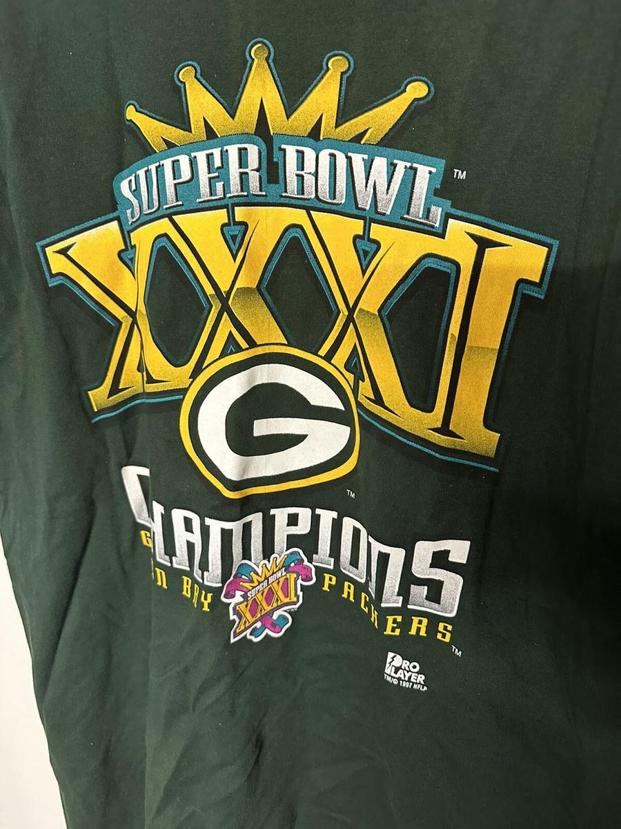 Vintage Green Bay Packers Super Bowl Champions Shirt XL