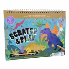 Floss & Rock Dino Scratch and Play for Ages 3 and Up, 10.43-inch Length,