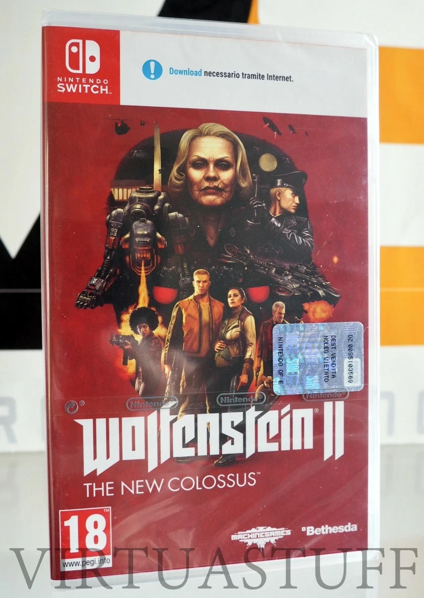 WOLFENSTEIN II 2 THE NEW COLOSSUS NINTENDO SWITCH ITALIAN