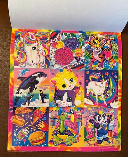 RARE Collectible Lisa Frank Limited Edition Stickers From The Archives Book - Picture 4 of 12