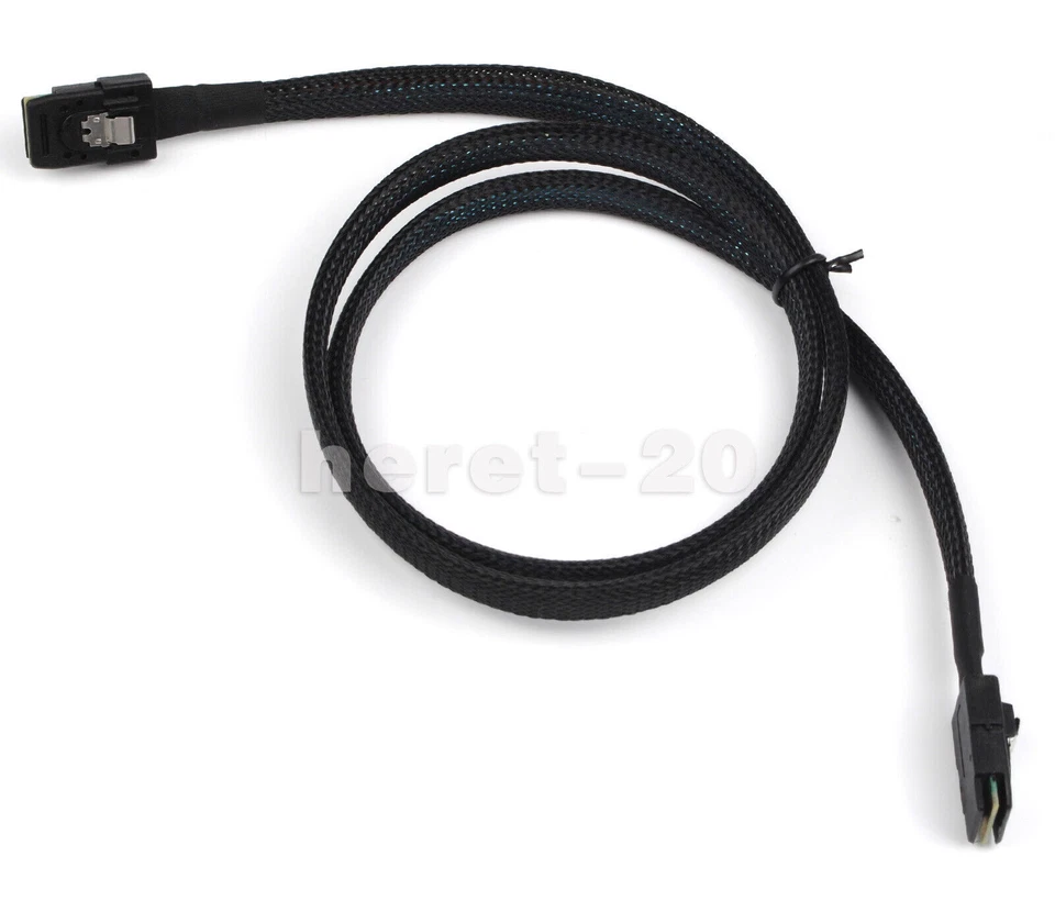 4X Mini SAS 36Pin SFF-8087 to 36Pin SFF-8087 SAS Data Internal Server Cable 1M - Image 2 of 4