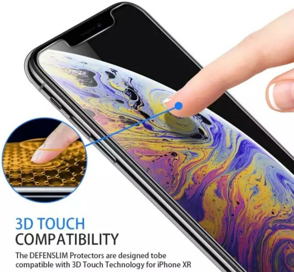 Gorilla Tempered Glass Screen Protector for iPhone 15 14 13 12 11 X XR 8+ Cover - Image 4 of 4