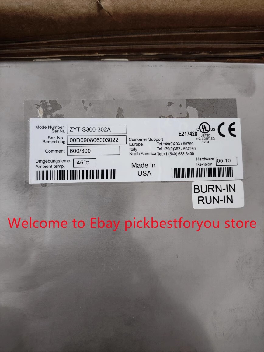 ✓🔥1PC NEW ZYT-S300-302A (by DHL or FedEx) #U9405D YG | eBay