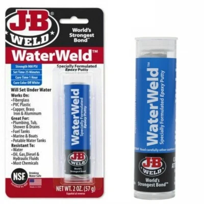 PRICEPREDATOR JB Water Weld Putty Quickly Sets Under Water Fuel & Oil Resistant [JB8277] NEW