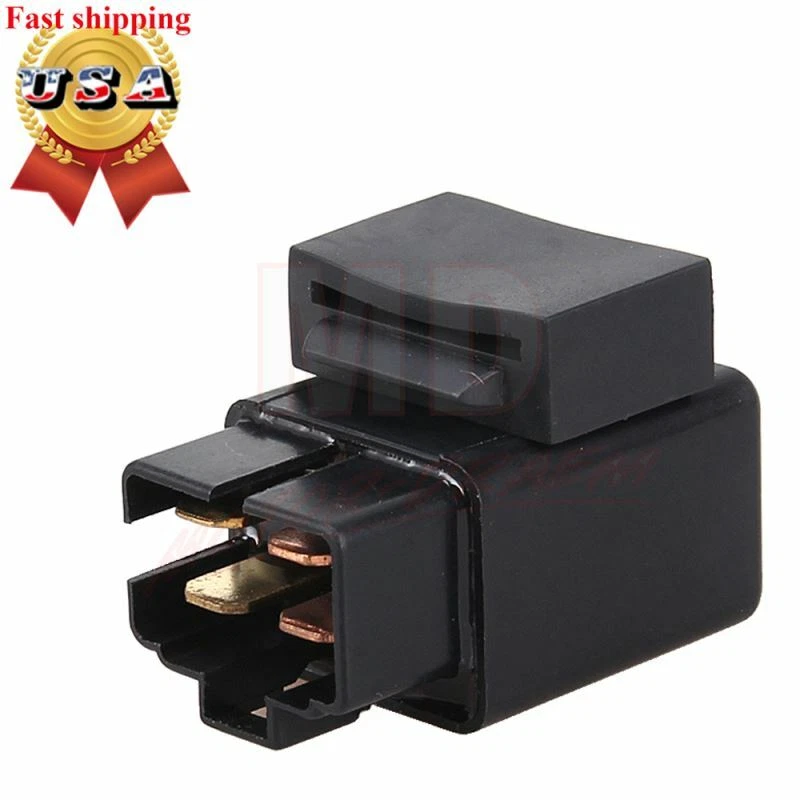 Relé solenoide de arranque para Suzuki LTZ50 QuadSport Z50 2X4 2006-2009 ATV 4 pines Foto 3 de 4