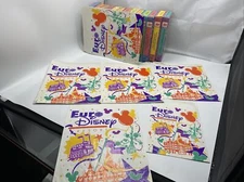 Opening Year EURO DISNEY Resort Large And small Paper Bag 1992 Lot Of 6