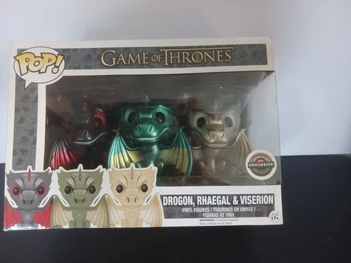 POPS! Game Of Thrones. Exclusive. Dragon Rhaegal & Viserion. Funko.