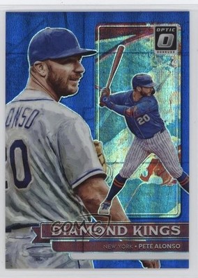 2022 Panini Donruss Optic Diamond Kings Blue Pandora Prizm /99 Pete Alonso 0p1q