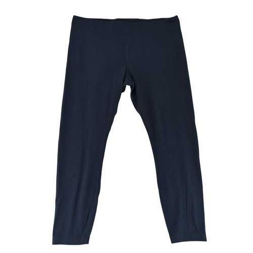 Athleta Elation 7/8 Tight Leggings Navy Blau Cropped Ankle Damen Gr. XL