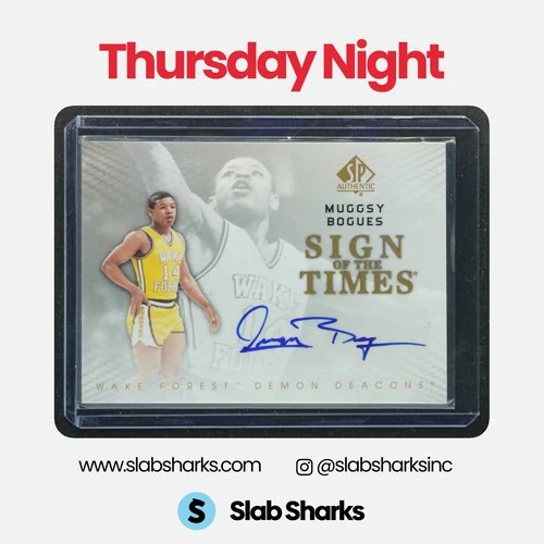 2012 SP AUTHENTIC #S-BO MUGGSY BOGUES SIGN OF THE TIMES AUTO