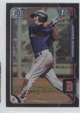 2015 Bowman Draft Chrome Asia Exclusive Black Refractor Jagger Rusconi #195 0x1