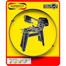 SuperCut Bi-Metal Replacement Band Saw Blade, 56 1/2in.L x 1/2in.W x 0.025in.