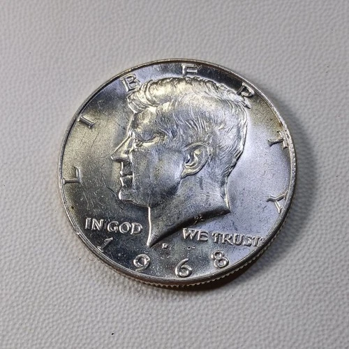 1968-D Kennedy Half Dollar Uncirculated 40% Silver