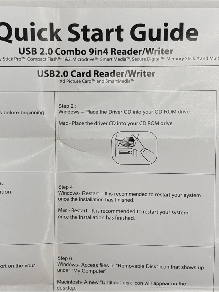 Dane-Elec USB 2.0 Combo 9in4 Reader Writer CD - Image 3 of 4
