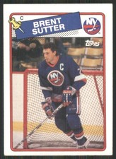 1988-89 Topps #7 Brent Sutter New York Islanders 15165