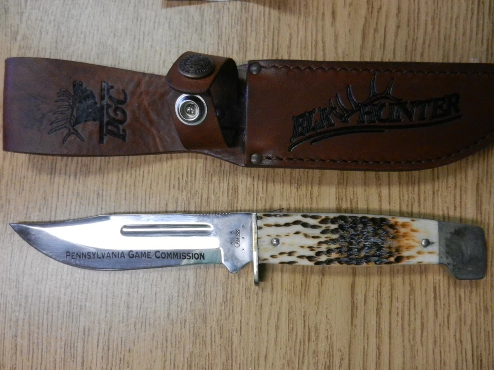 Nuevo cuchillo de hoja fija Case XX Slab Hunter 2005 647-5SS PA. Comisión de juego sin usar Foto 4 de 4