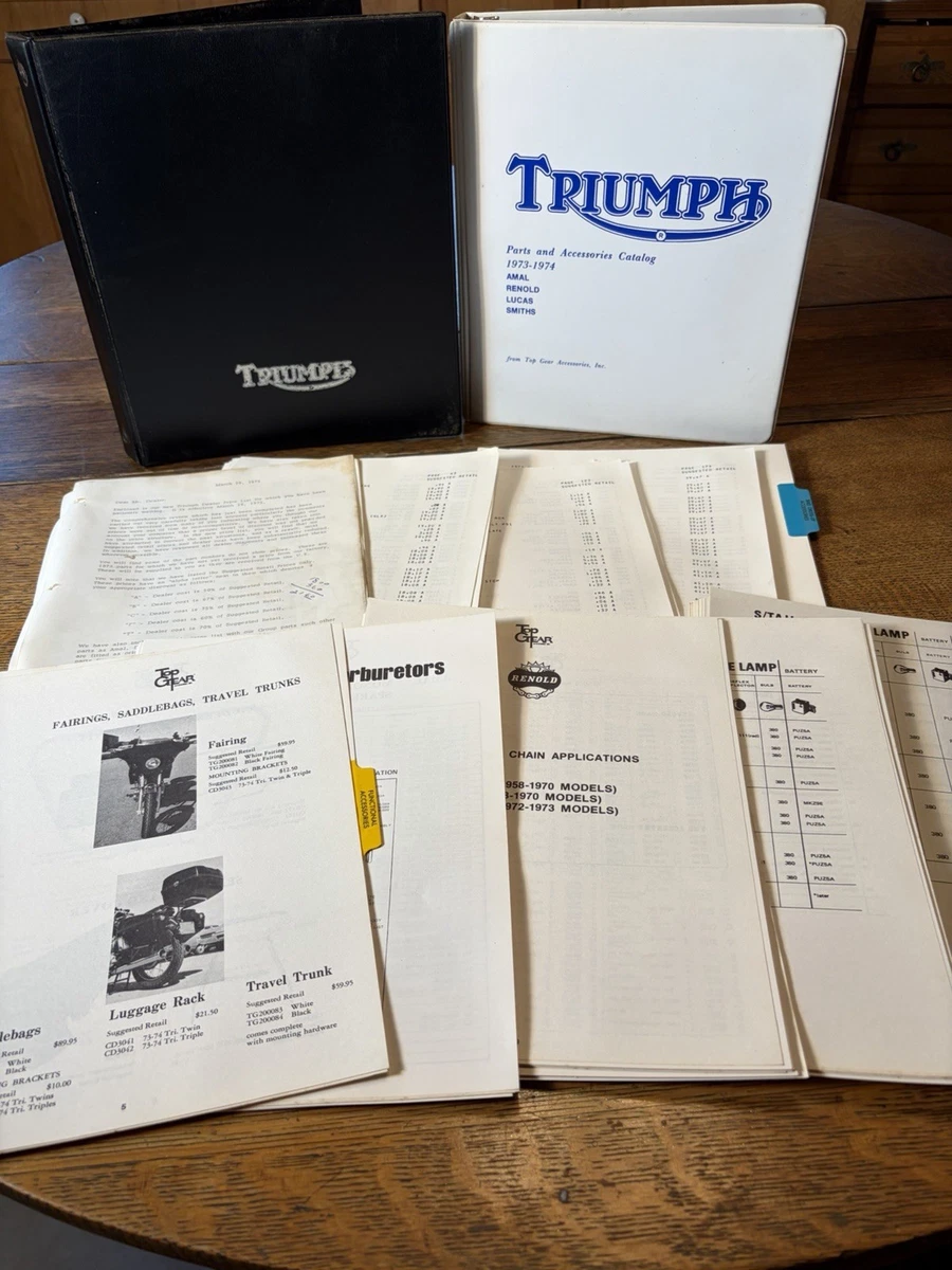Triumph Motorcycle Service & Repair Manuals for sale | eBay