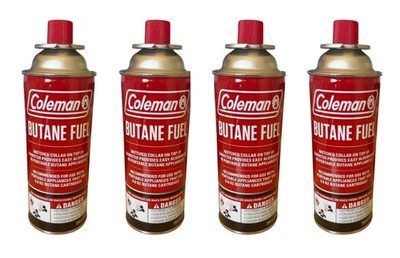 Coleman Butane Stove Camp Fuel 8.8 Oz - 4 Cans