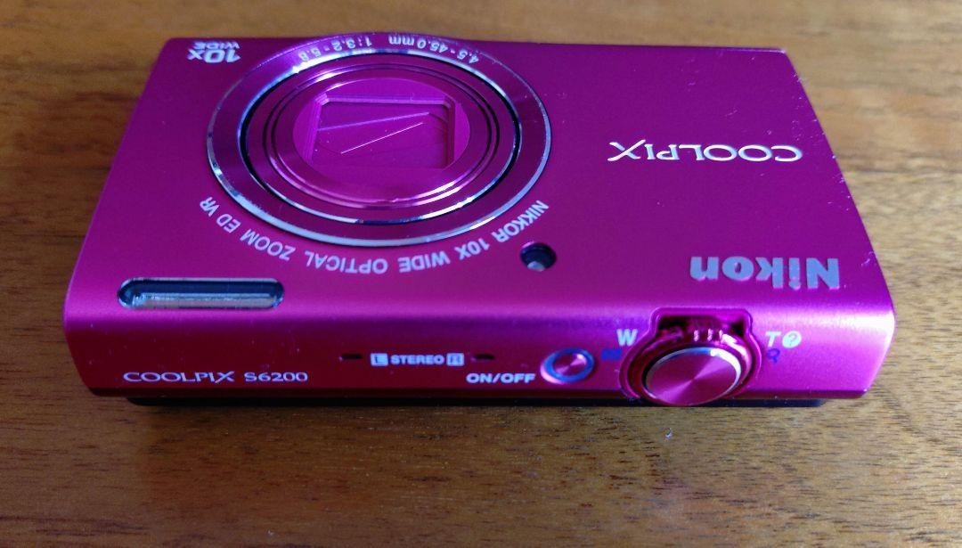 Nikon COOLPIX S6200 -Pink- 16.0MP Compact Digital Camera