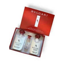 Bulgari Au The Rouge Eau Parfumee Cologne, Body Lotion and After Shave Emulsion