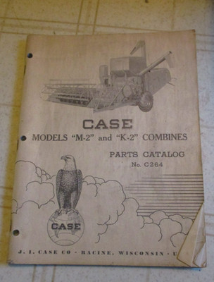 Case M2 K2 m-2 k-2  combine Parts Catalog Manual
