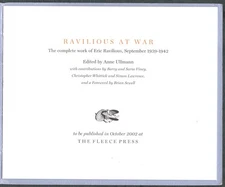 Ravilious at War - Fleece Press Prospectus 2002 - Complete Works 1939-1942