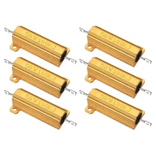 50W 100000 Ohm Aluminum Shell Resistor, 6Pcs Aluminum Housing Resistor