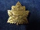 Orig WW1 Cap Badge "Military Medal Winner - 31st Battalion - Alberta Regiment"