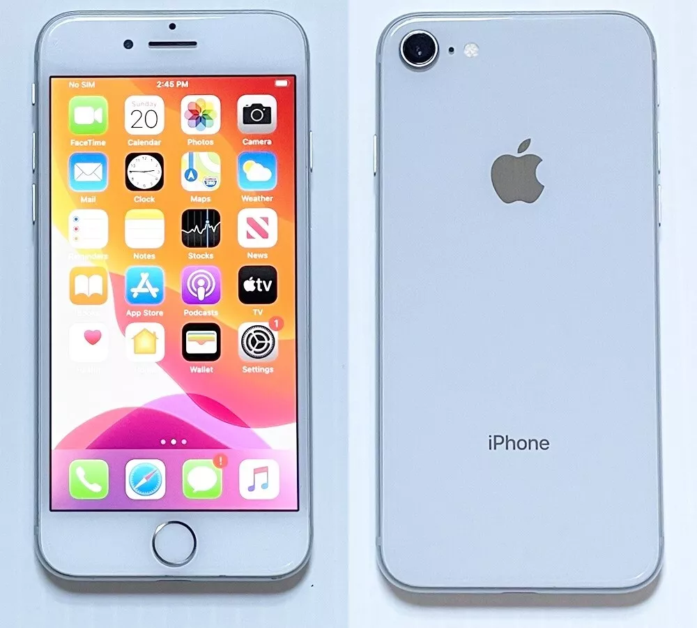 Apple iPhone 8 - 64GB - White (Factory Unlocked) Good Condition 4G Lte Fast ship