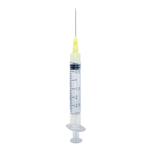 3cc 27 Gauge 27G Dental Endo Luer Lock Irrigation Syringes & Tips ,bag of 25 - Picture 6 of 9