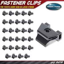 30Pcs Nylon Bumper Cover Clips Fastener for Toyota Camry 2012-On Lexus CT200h
