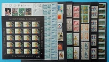 US Postage Stamps Face Value $45+ Unused Lot #37 Sheets Blocks Children Youth