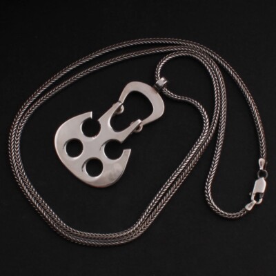 David Andersen Sterling Pendant. 925S, Vintage. Silver. Norway