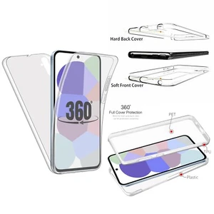 Pour Samsung Galaxy A17 étui 360 Protection du corps complet Avant Retour Couverture claire