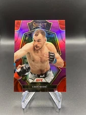 2023 Panini Select UFC Uros Medic Purple Prizm - #103  SP 13/99