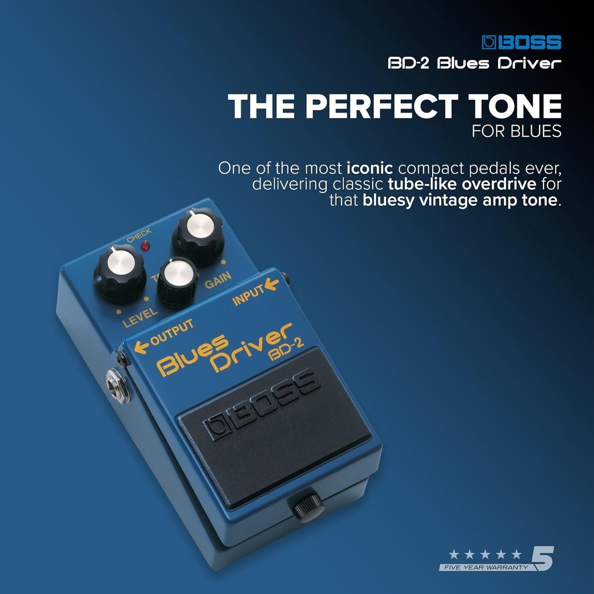 【BOSS】 Blues D BD-2 Amazon.com: Boss BD-2 Blues Driver Guitar Effects Pedal