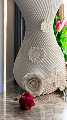 große Vase sehr dekorativ 3D Druck - Bild 3 von 5
