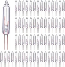 100 Pieces Mini Christmas 2.5 Volt Replacement Light Bulbs for Christmas Trees D