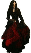 Gothic Wave super ampia gonna tulle sottoveste tutù black magic 36 38 40 42