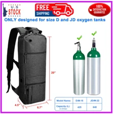 Oxygen Tank Backpack Size D, Portable Oxygen Backpack for D/M15 JD/M22 Cylinder