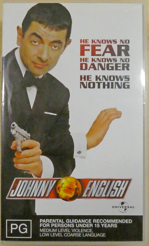 VHS - Johnny English - He Knows No Fear He Knows No Danger He