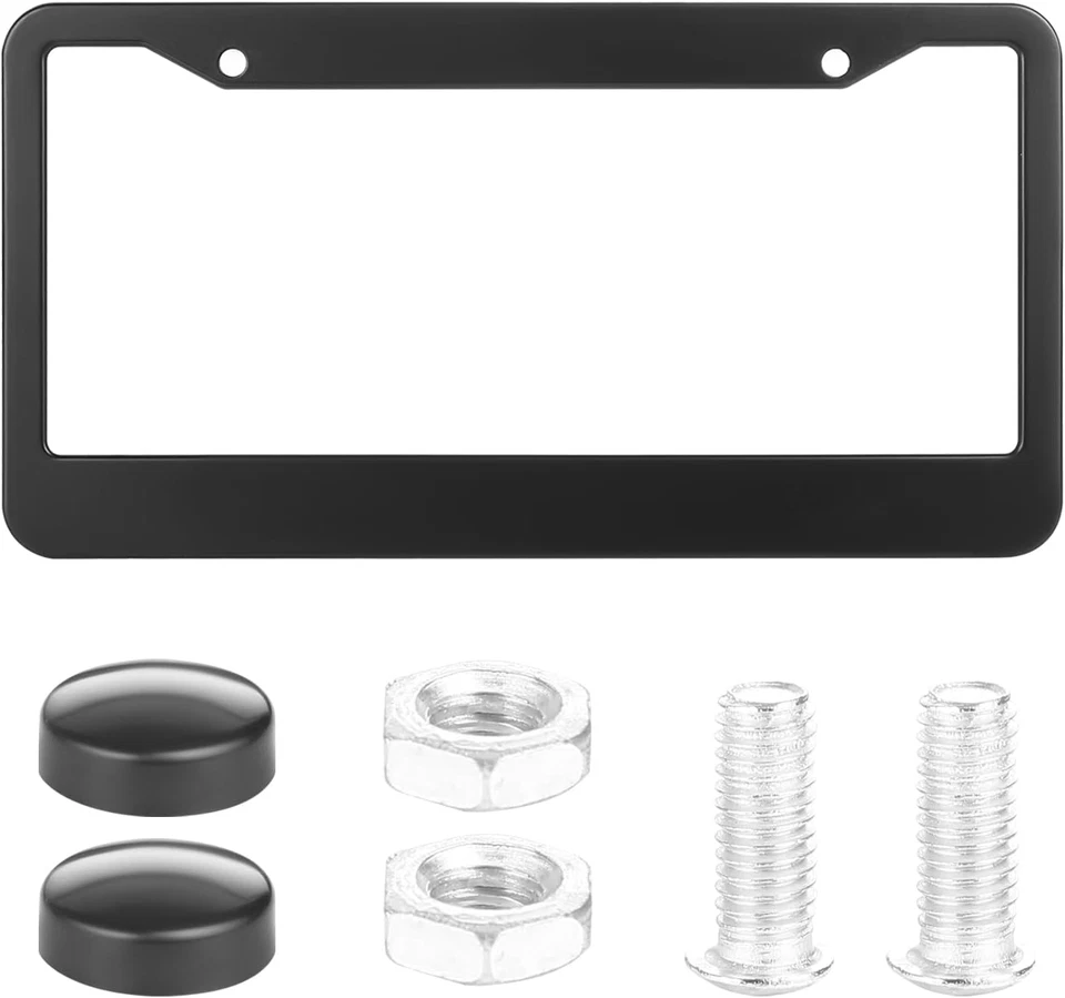 Engraved Black License Plate Frame - Fairy Tail Anime Logo - Image 2 of 3