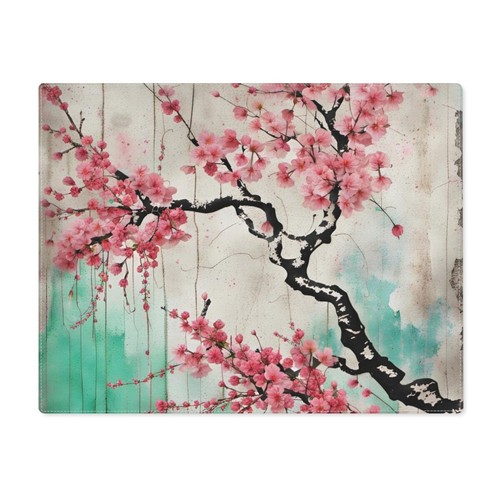 Ideas de regalo para decoración del hogar y la mesa - Maca con estampado de cerezo en flor - Imagen 3 de 4