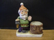 Vtg 1980 Jasco Decor Porcelain Figurine Candle Holder