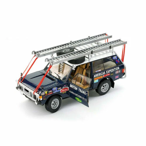 ALMOST REAL 1:18 MODELLINO AUTO RANGE ROVER BLU 1971-1972 765K MODELLO DIE CAST - Immagine 3 di 4