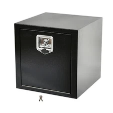 Black Steel 18"X18"X18" Underbody Truck Tool Box Trailer Pickup Storage Toolbox